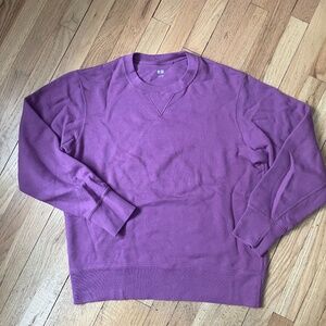 Uniqlo Men’s L Lavender Crewneck Sweatshirt